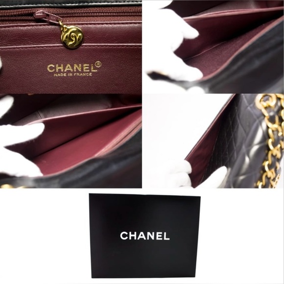 Vintage CHANEL Jumbo 11” Flap Bag - Picture 9 of 11